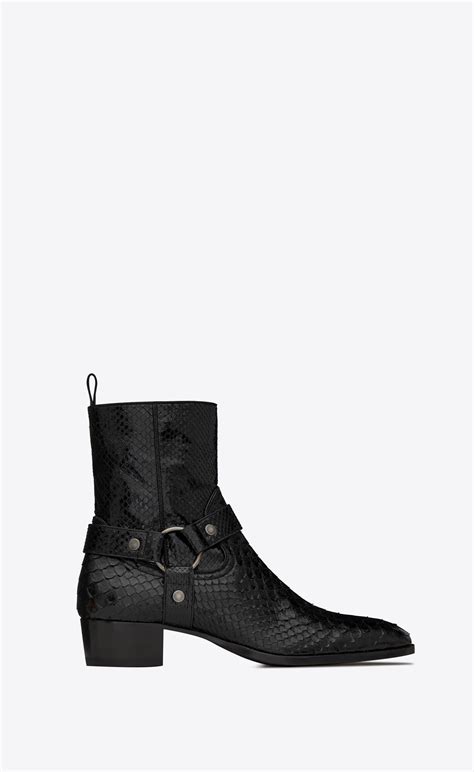 python boots ysl|wyatt python harness boots.